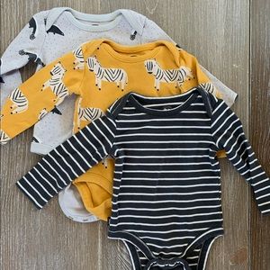 Tea Collection 3-6 mo baby onesie lot